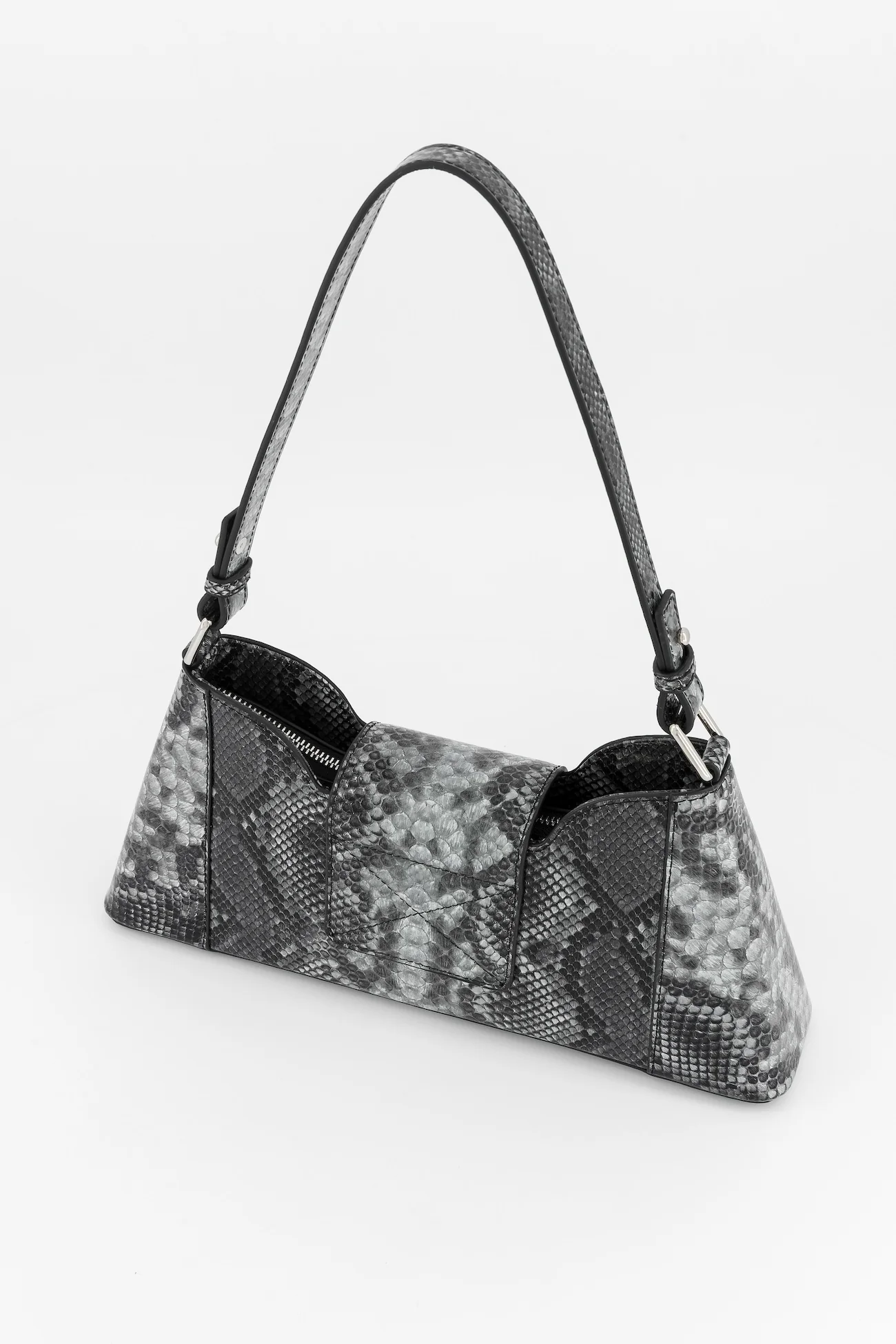 Marla Grey Python Bag - Image 4